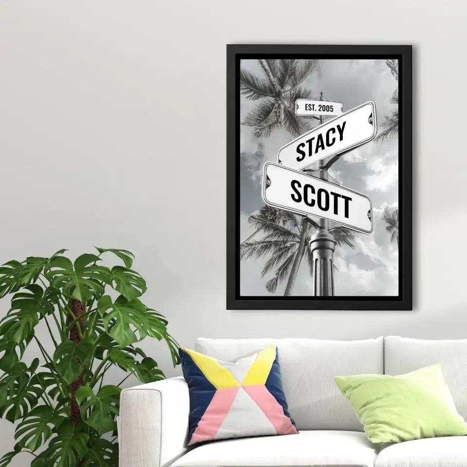California Love Personalized Canvas - DreamBrothers