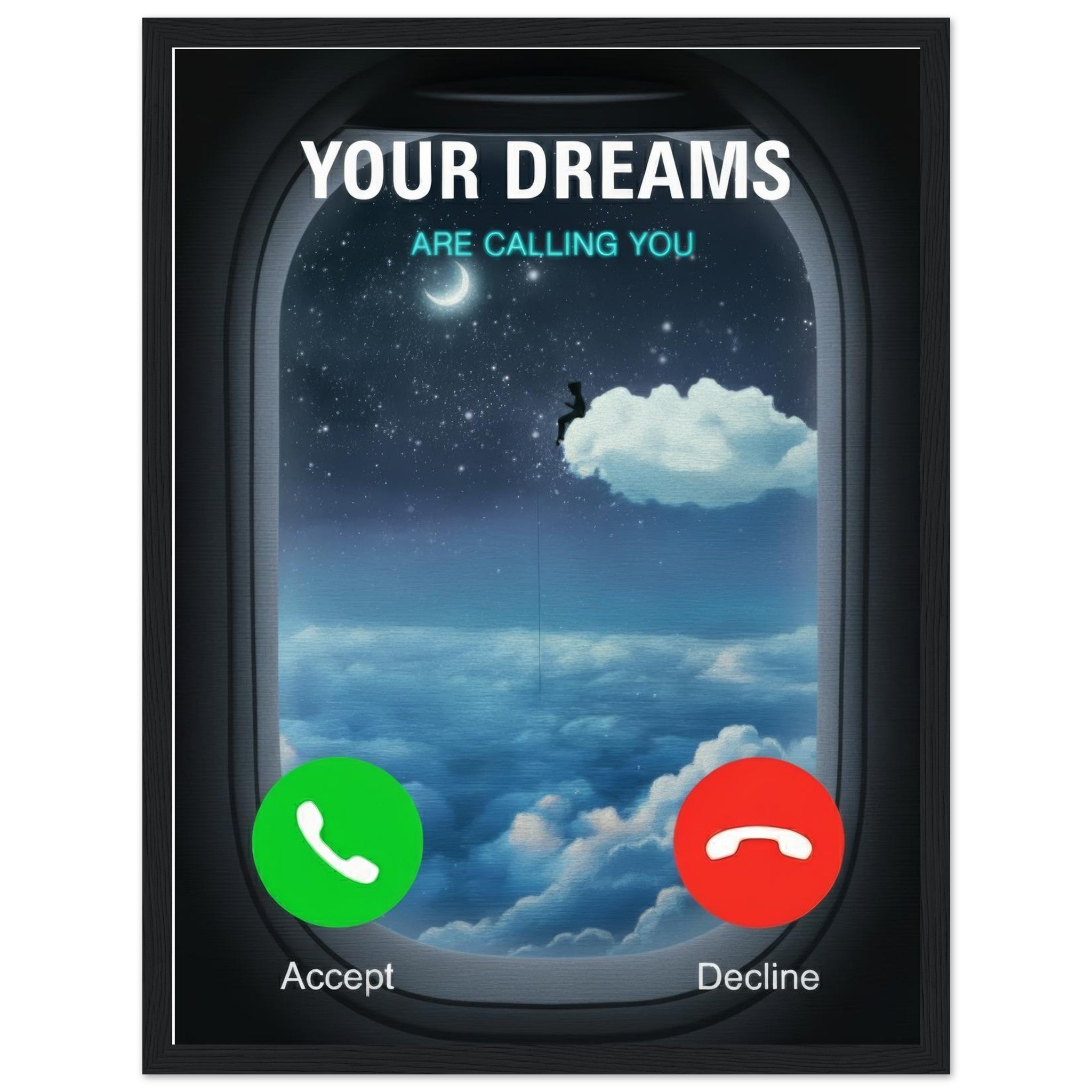 Your Dreams Are Calling You | Framed Canvas - DreamBrothers