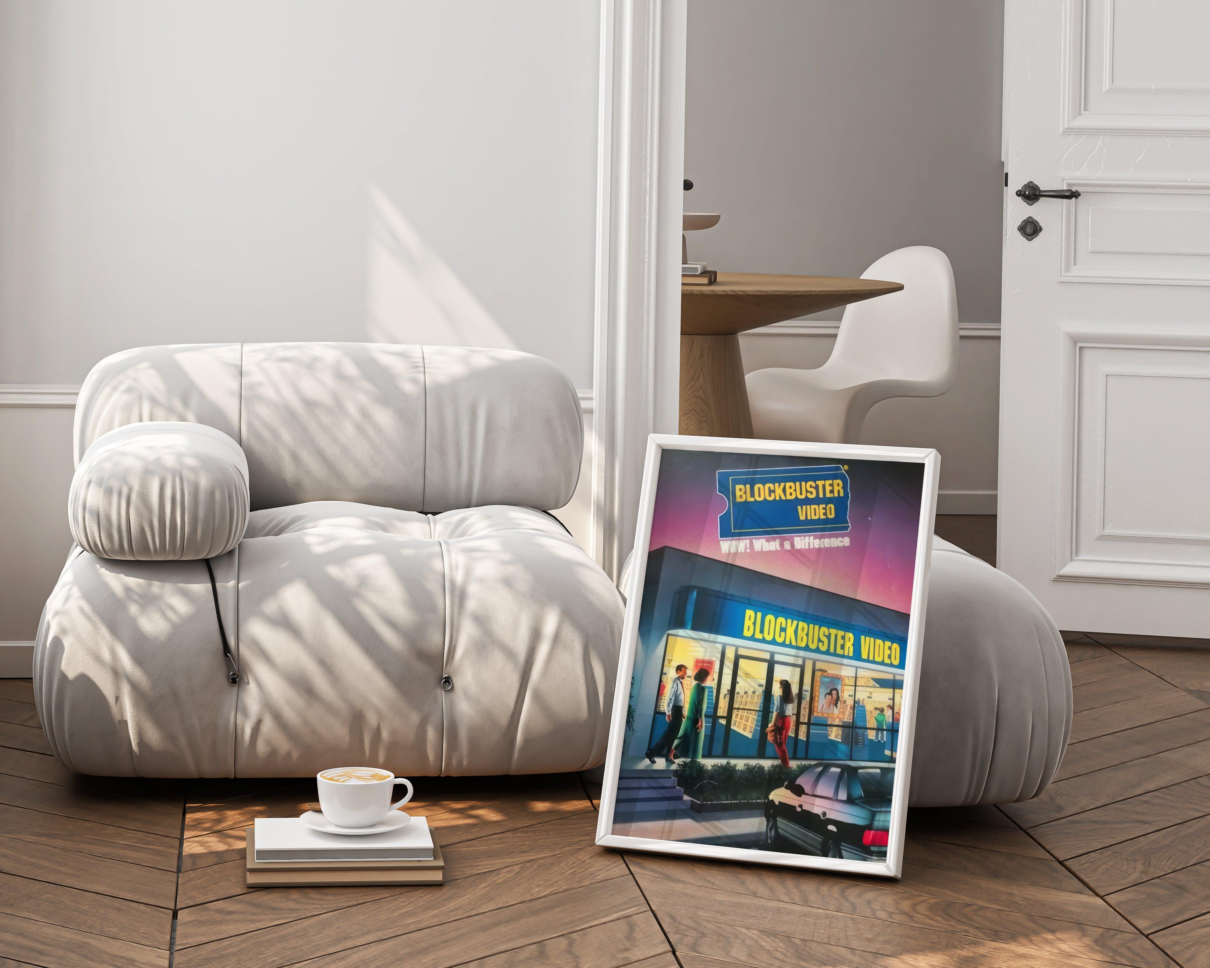 Blockbuster Video Retro Ad | Framed Poster - DreamBrothers