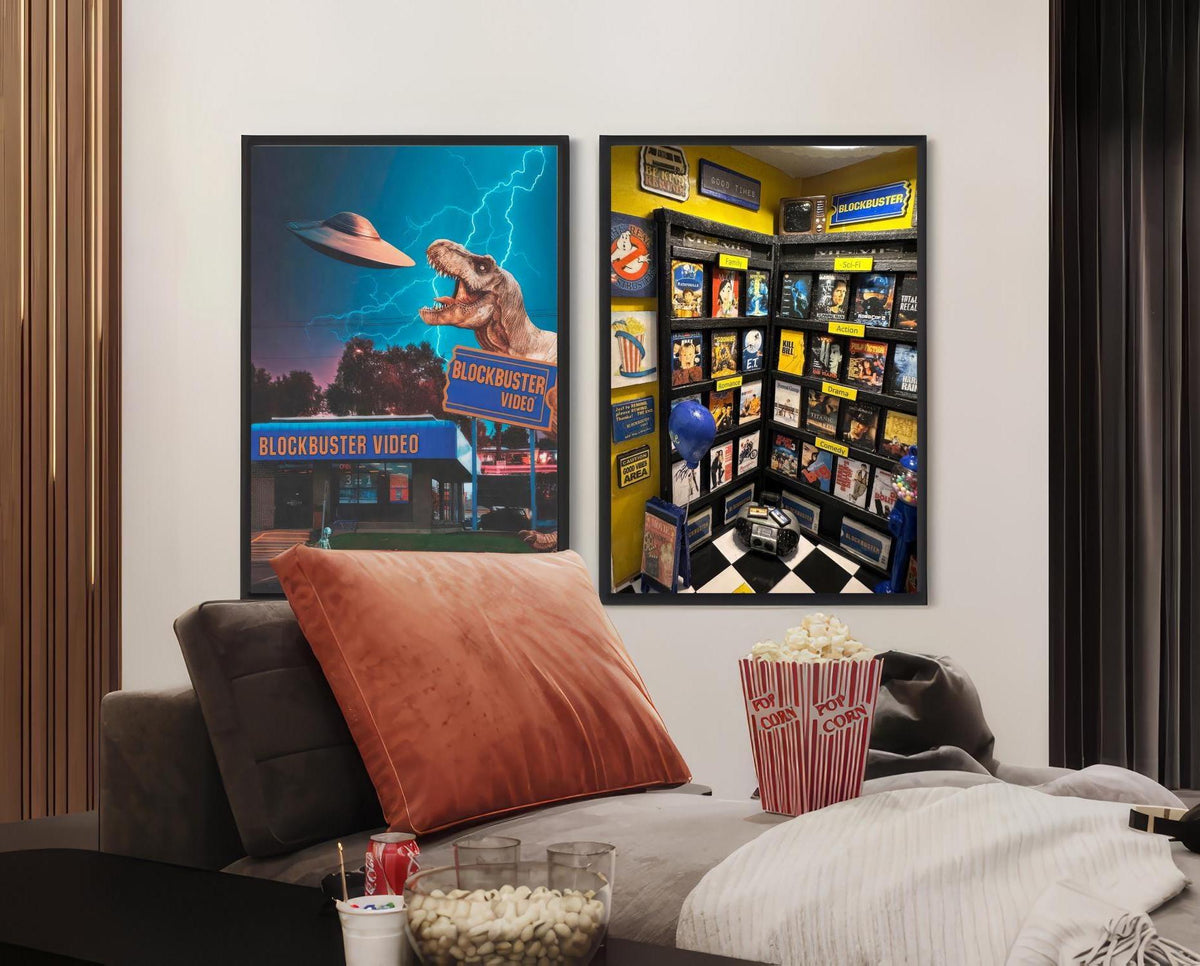 Blockbuster Video Collection | SET OF 6 POSTERS - DreamBrothers