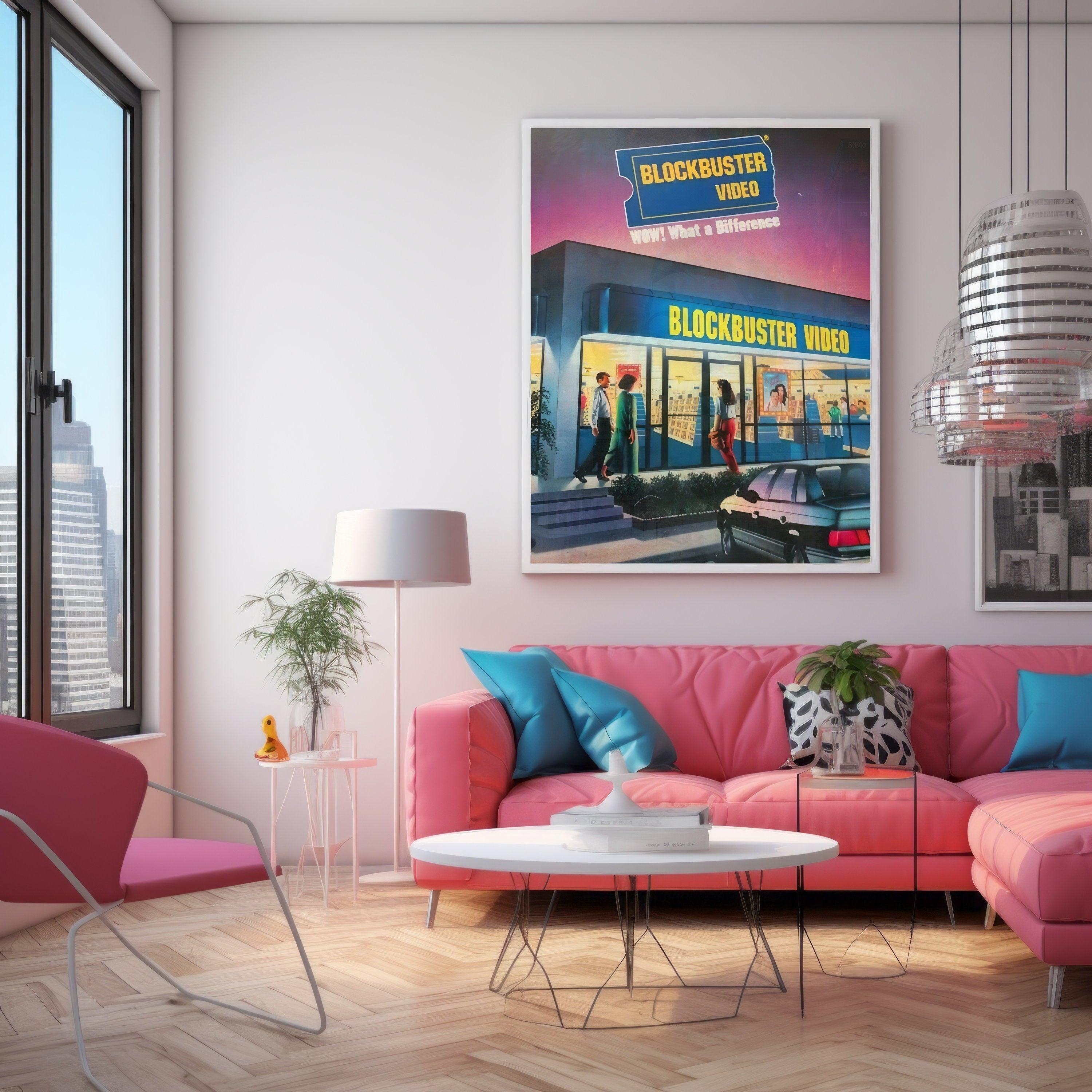 Blockbuster Video Retro Ad | Framed Poster - DreamBrothers