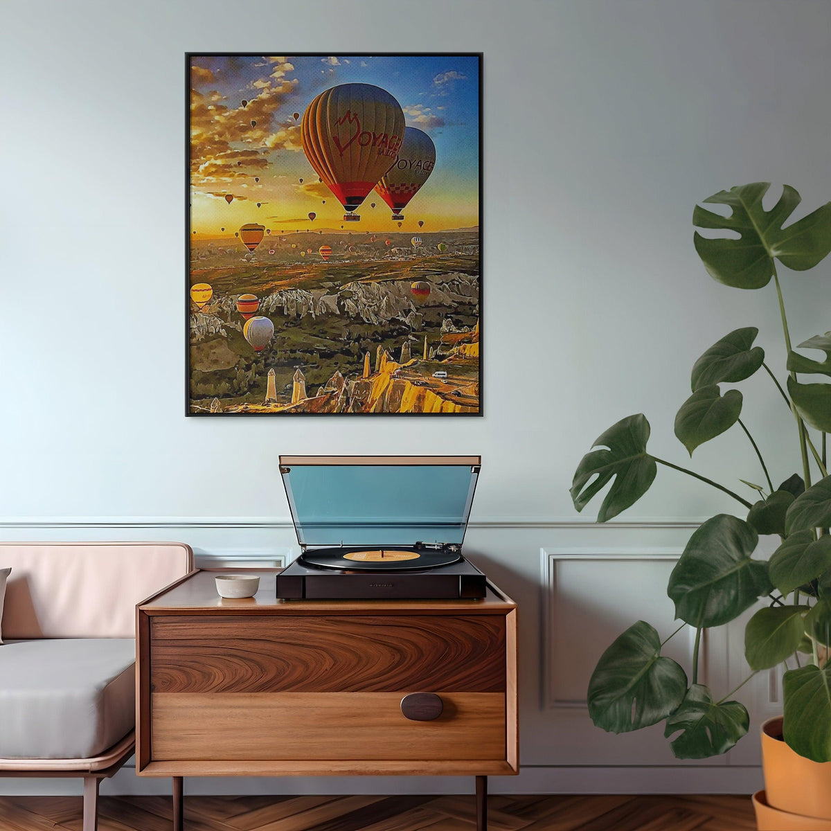 Cappadocia Hot Air Balloon Sunset Poster - DreamBrothers