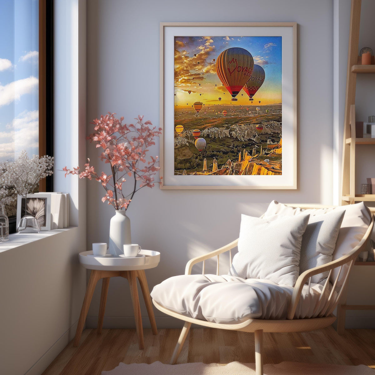 Cappadocia Hot Air Balloon Sunset Poster - DreamBrothers