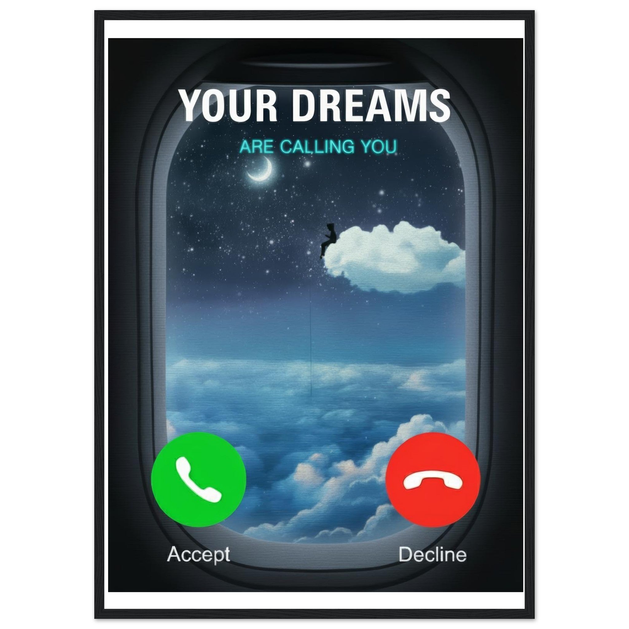 Your Dreams Are Calling You | Framed Canvas - DreamBrothers