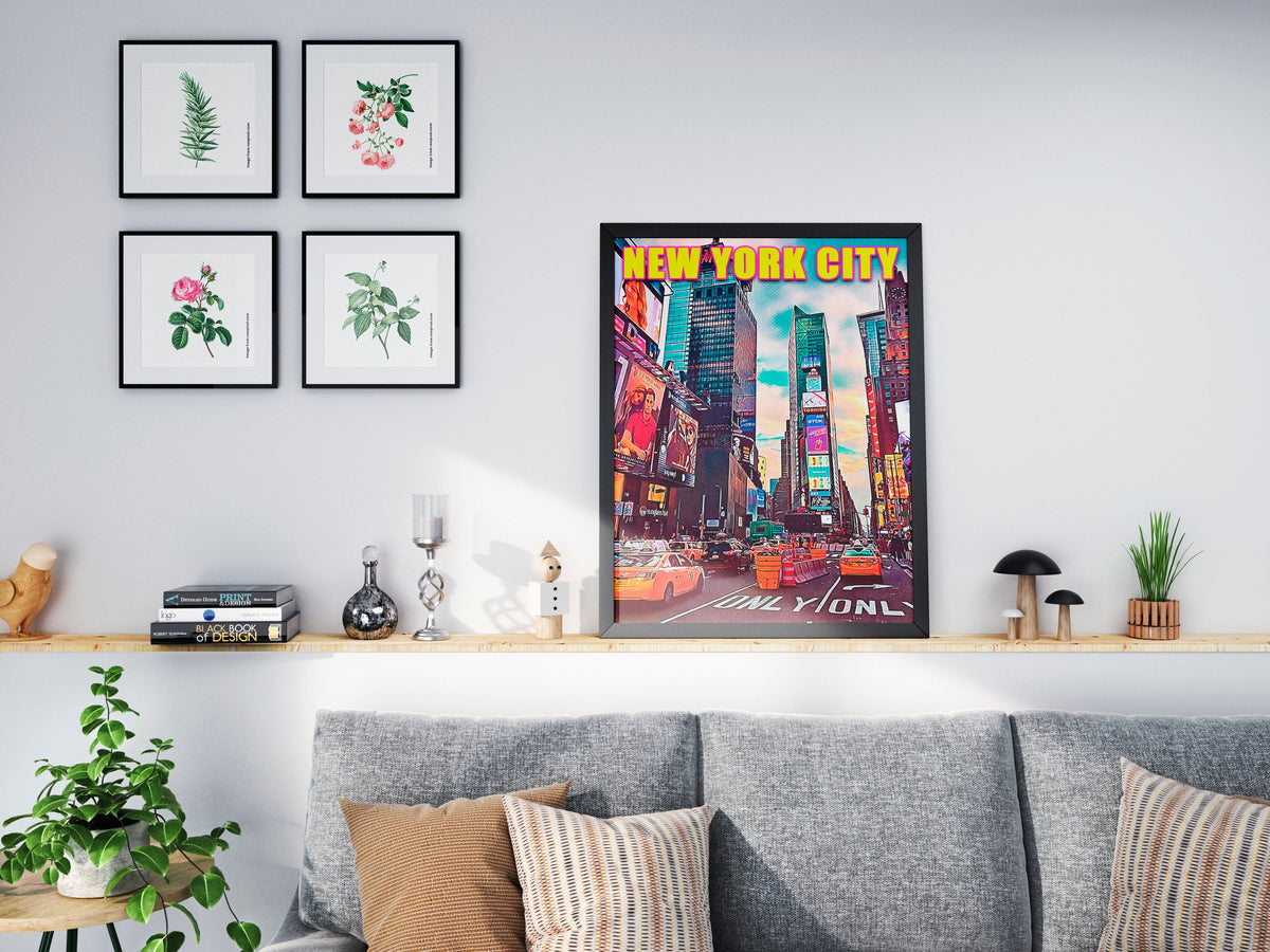Times Square Pop Art Poster - DreamBrothers