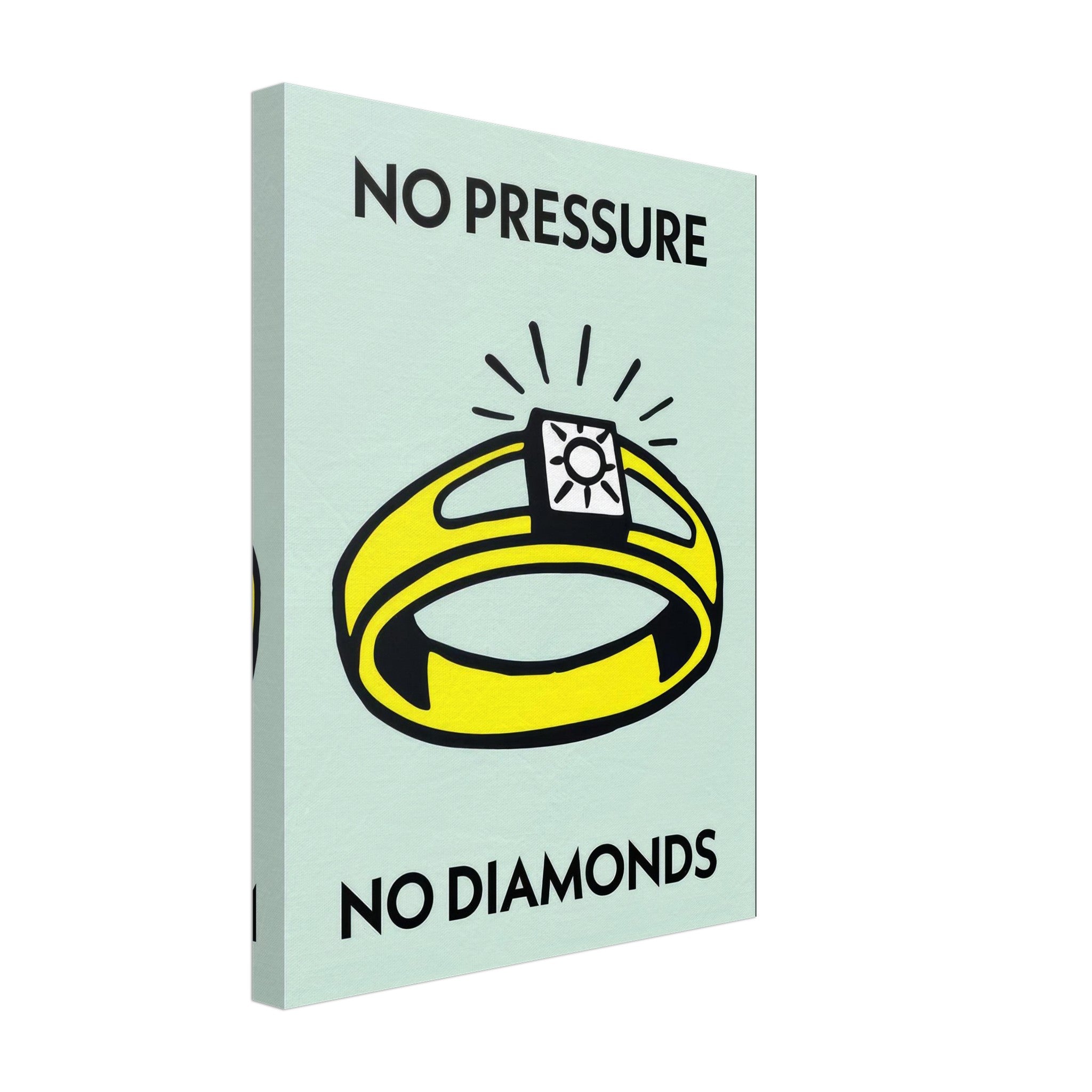 No pressure no diamonds | Canvas - DreamBrothers