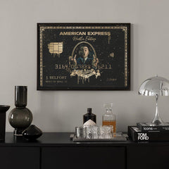 The Wolf Wall Street | Poster personalizzato American Express 